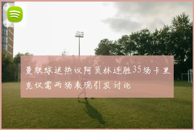 曼联球迷热议阿莫林连胜35场卡里克仅需两场表现引发讨论